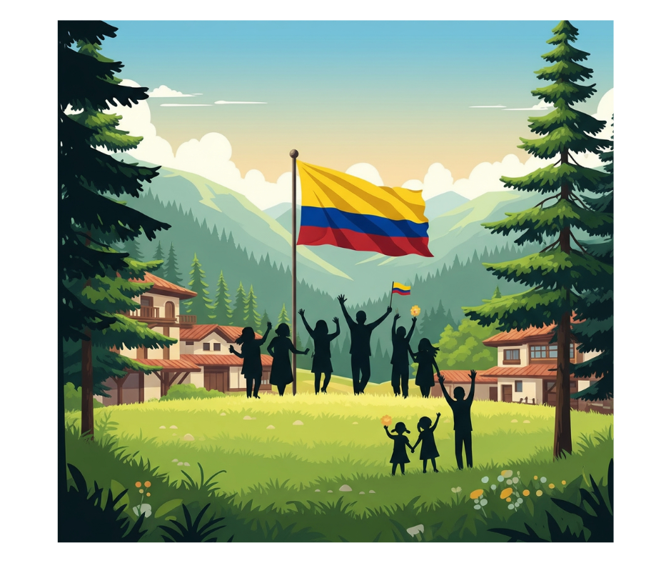 Imagen de bienvenida de la familia